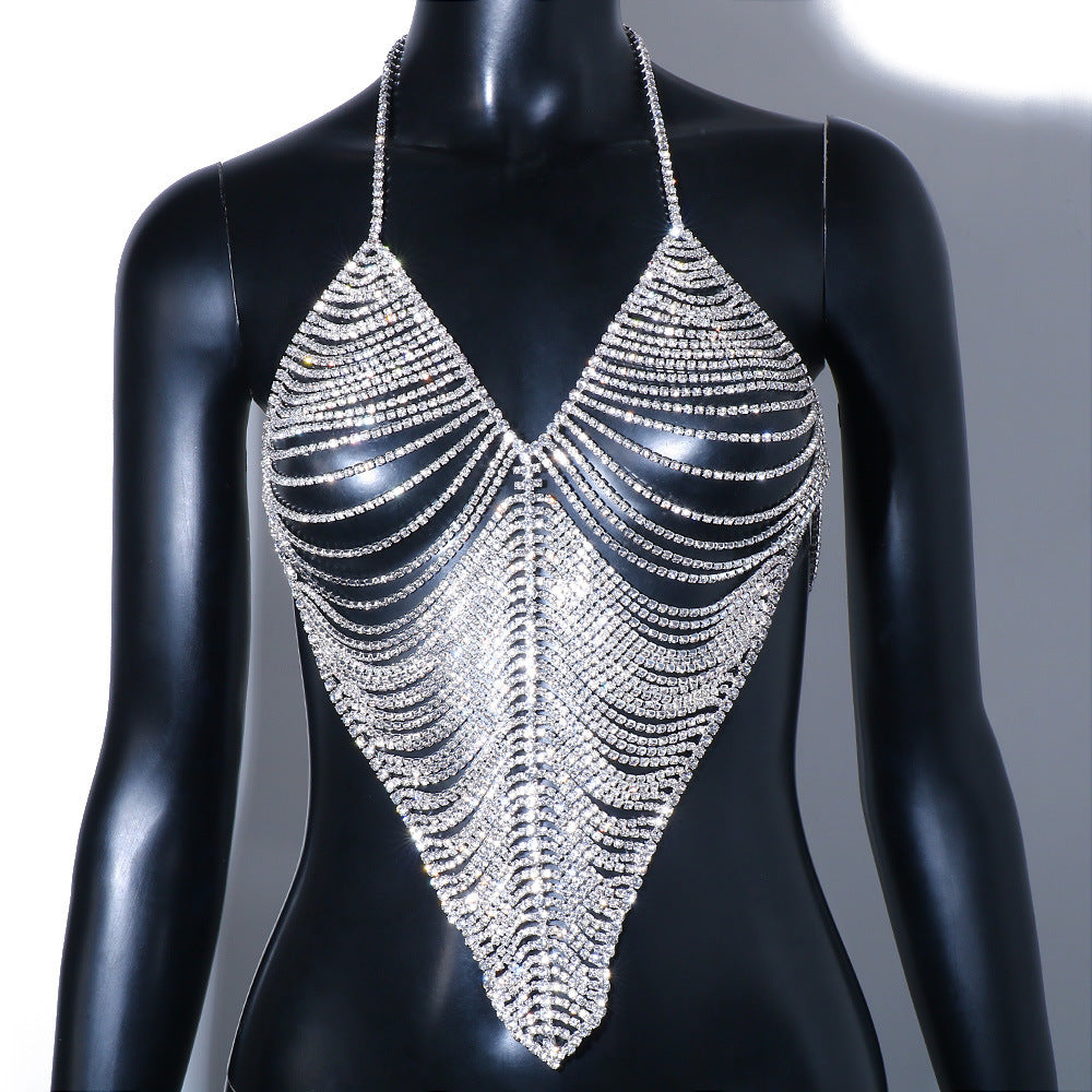 Diamond-encrusted Body Chain