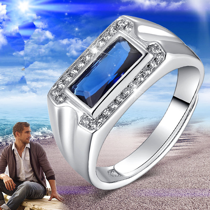 S925 Sterling Silver Kyanite Ring