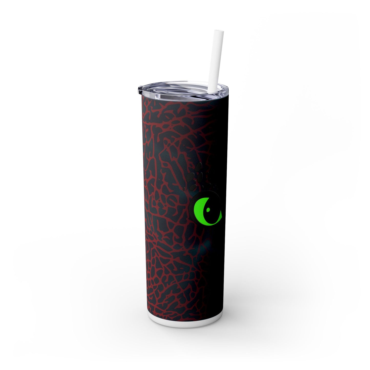 Dragon Eyes. 20oz Skinny Tumbler with Straw