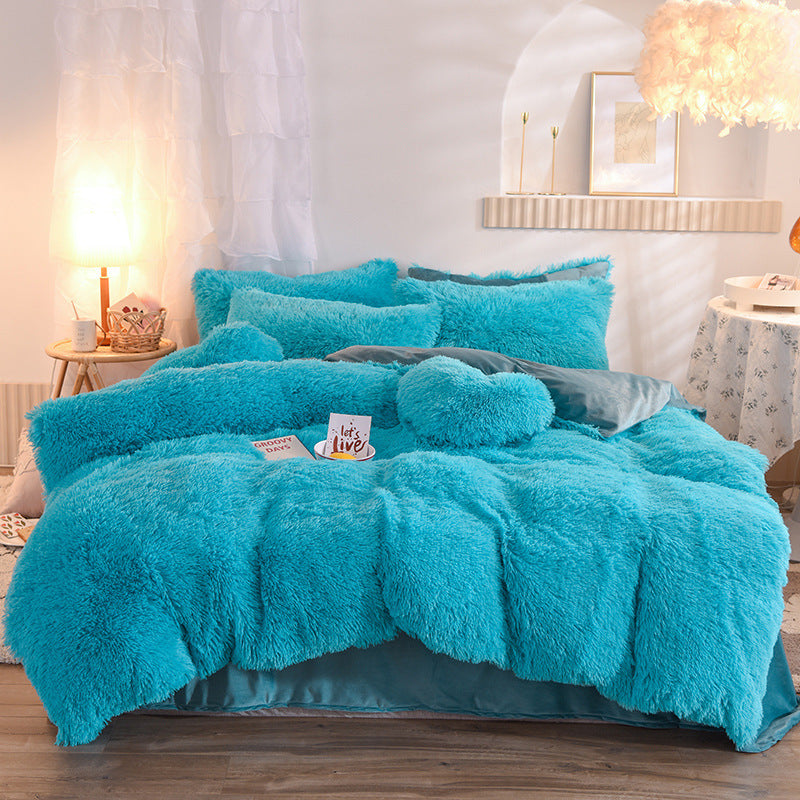 Luxury Thick Fleece Bed Set