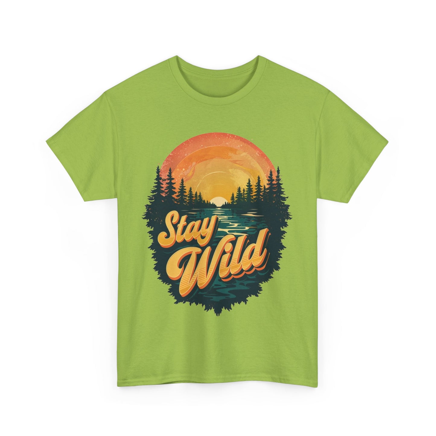 Stay Wild. Heavy Cotton T-Shirt