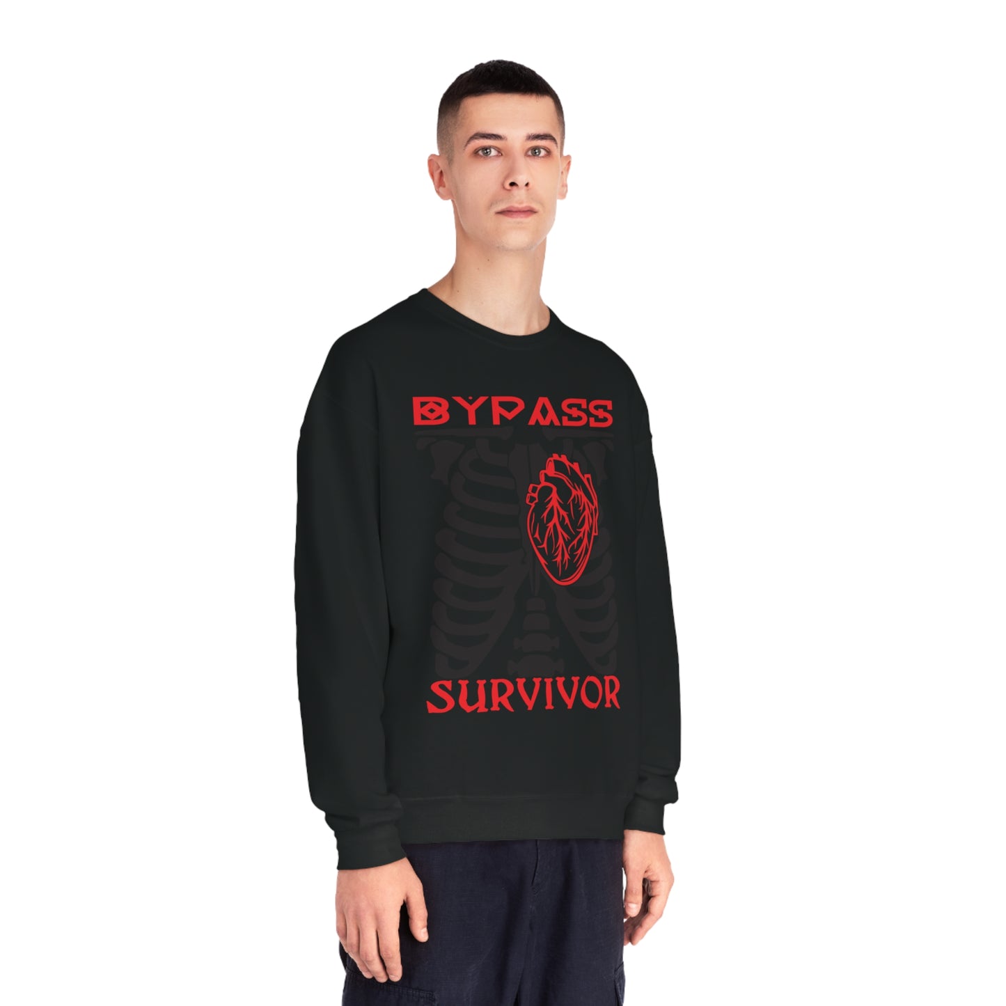 Heart Bypass Survivor., Unisex NuBlend® Crewneck Sweatshirt