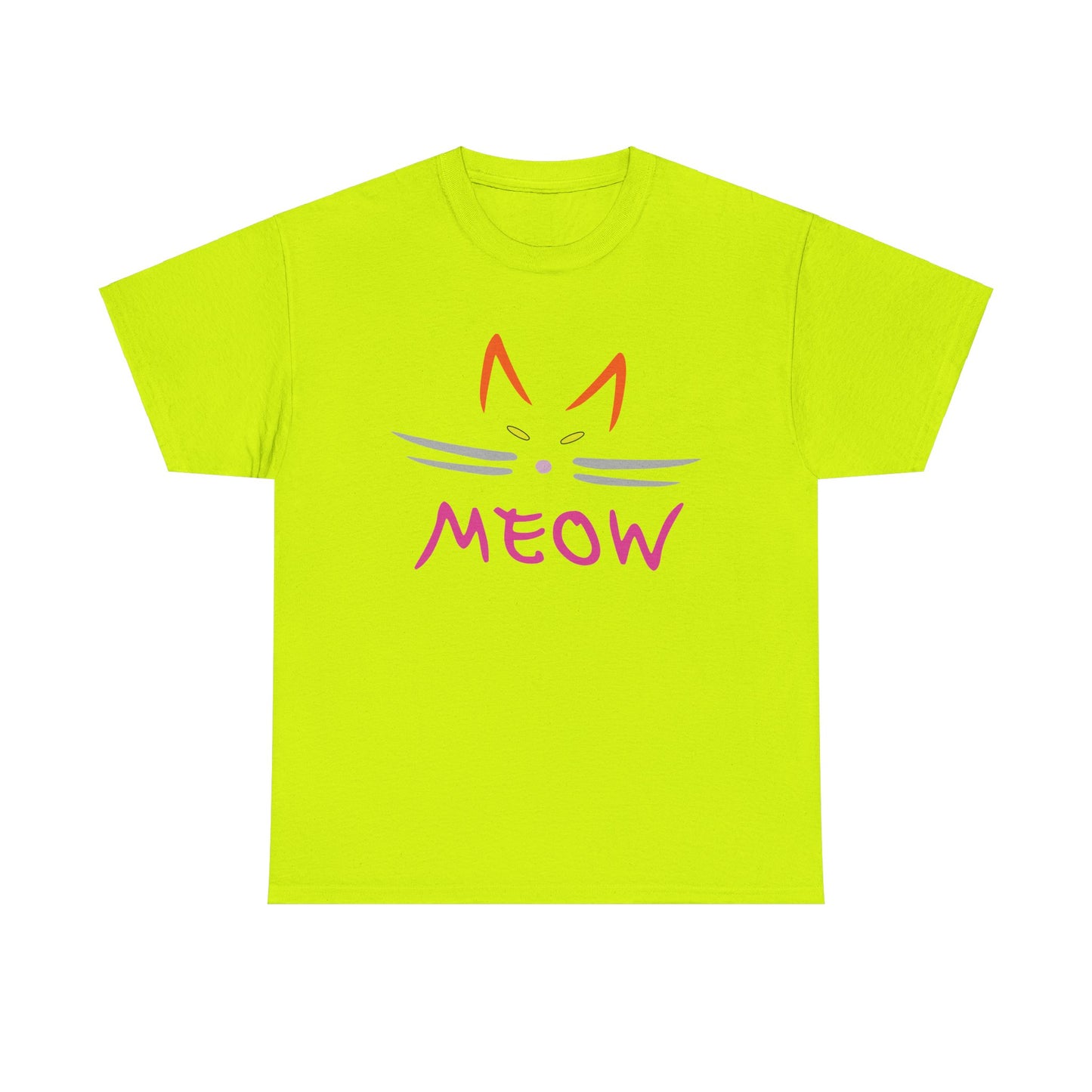 Meow. Heavy Cotton T-Shirt