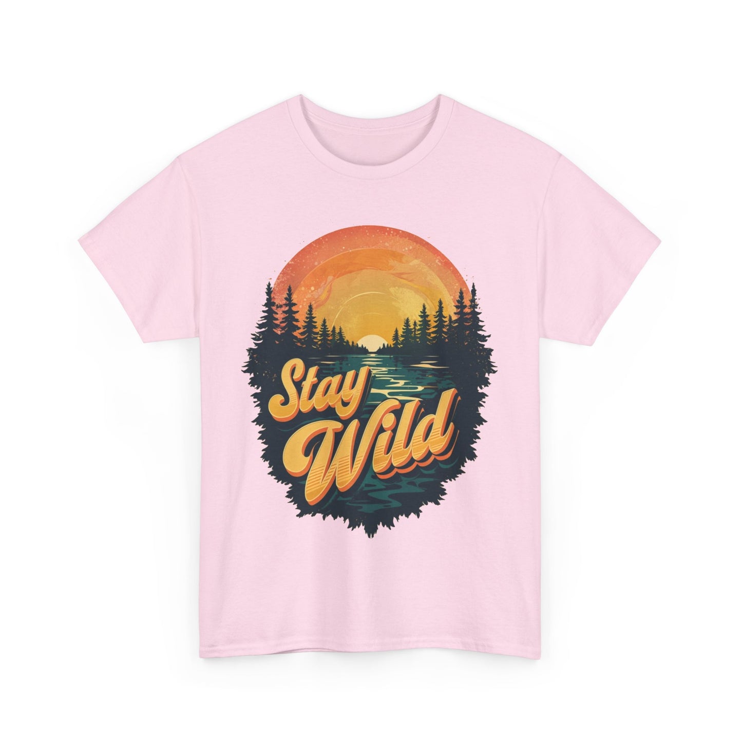 Stay Wild. Heavy Cotton T-Shirt