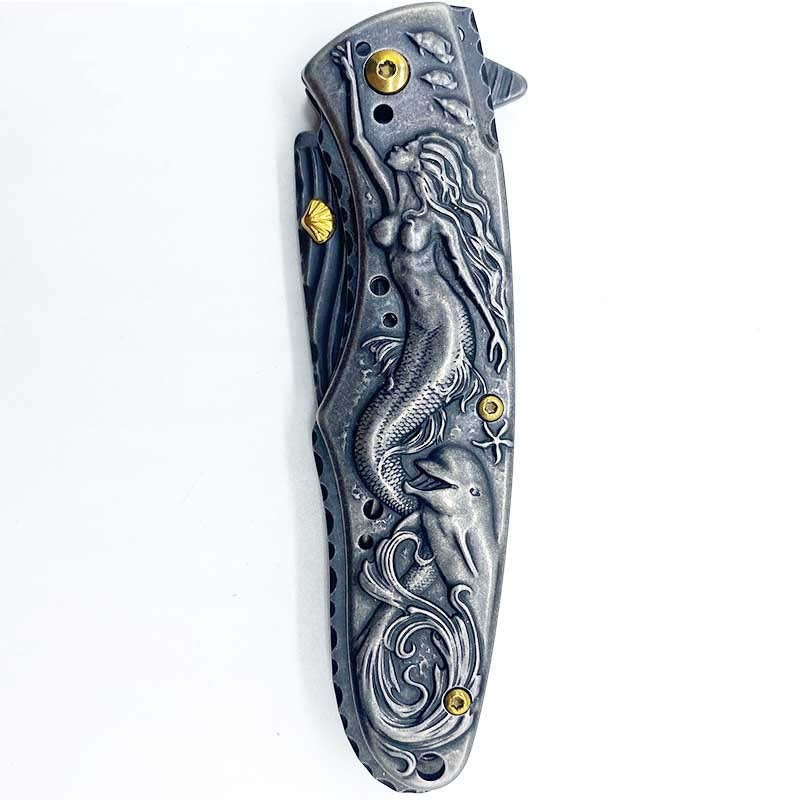 Mermaid Folding Knife