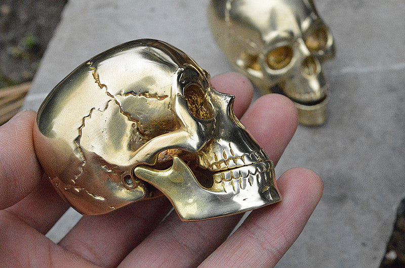 Decorative Brass Skull