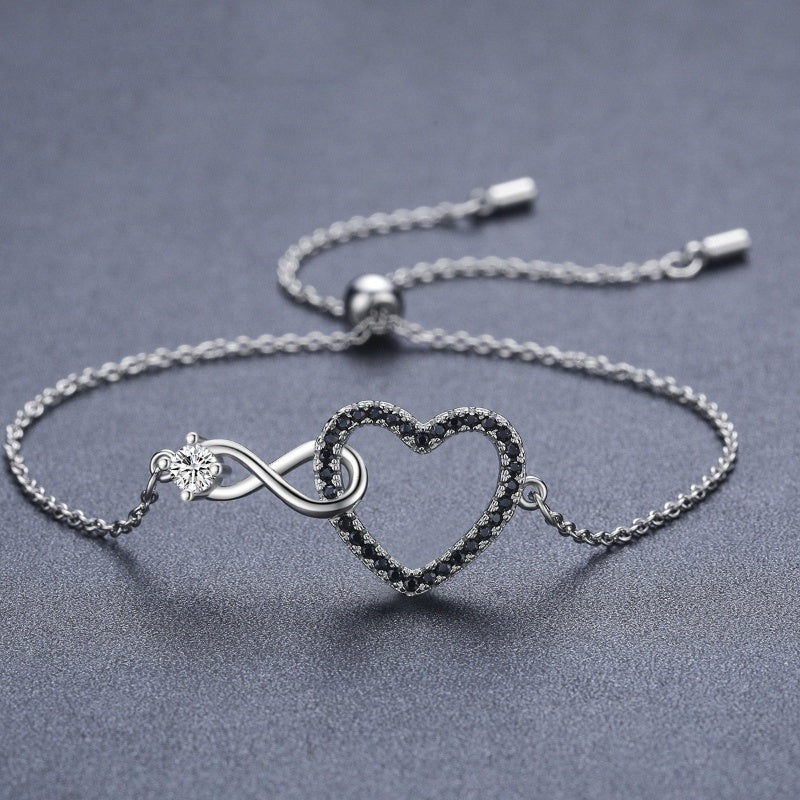 Heart Infinity Zircon Bracelet