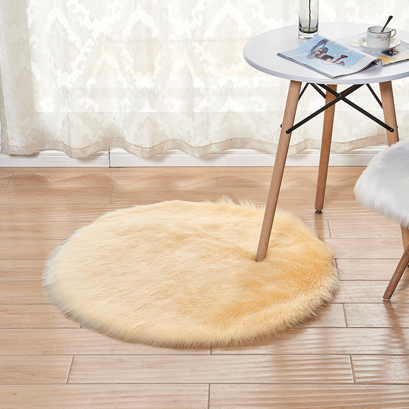 Plush Round Rug