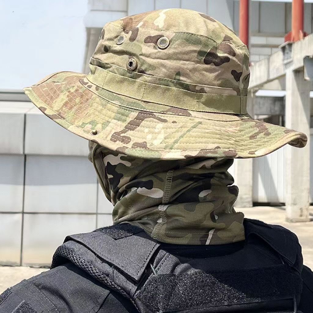 Sun-proof Bucket Hat with Mask