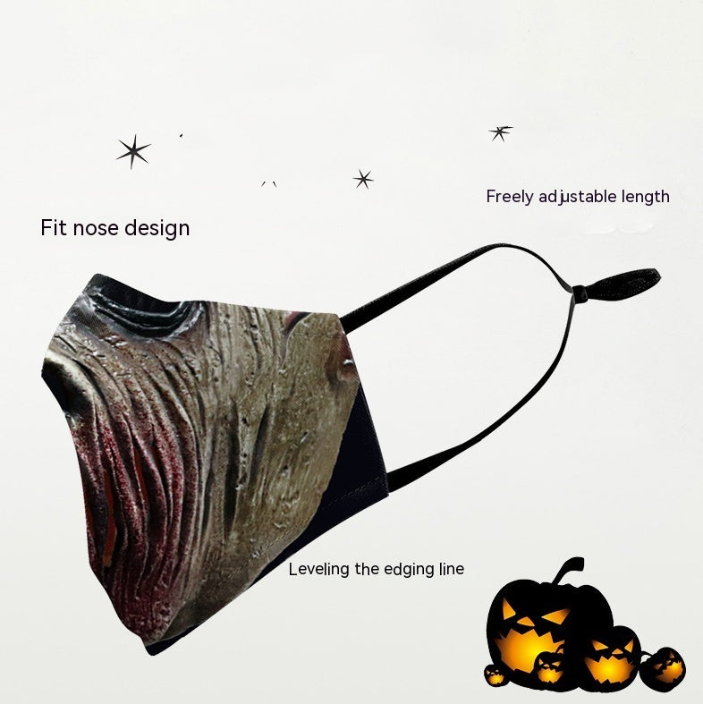 Halloween Double-layer Dust Mask