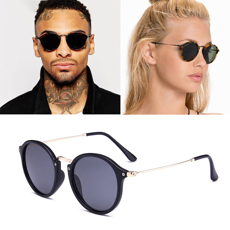 Metal Round Face Sunglasses