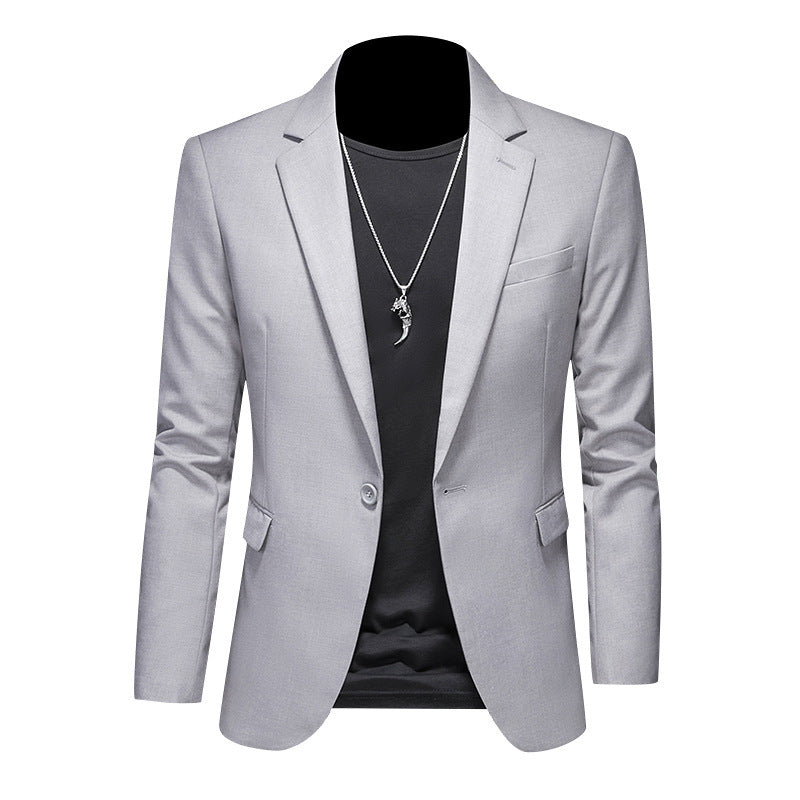 Casual Plus Size Slim-fit Suit Jacket