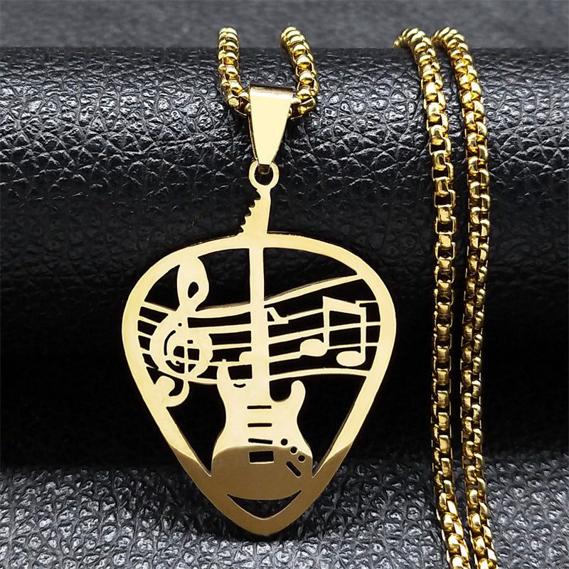 Guitar Pick Pendant Necklace