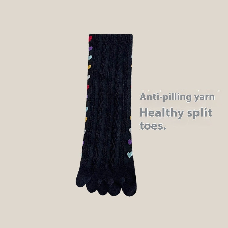 Split Toe Breathable Long Socks