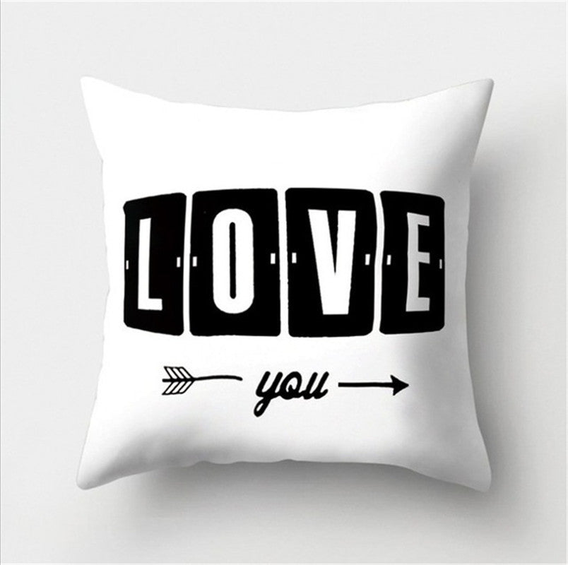 Black and White Cushion Cover