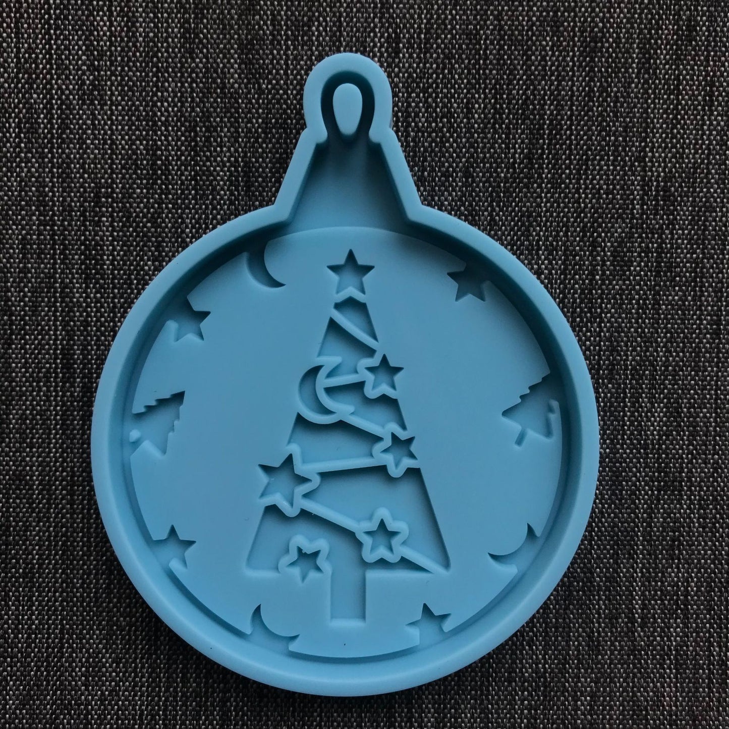 Christmas Round Shape Decoration Silicone Mold