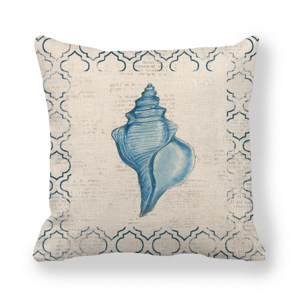 Sea Life Linen Pillowcase