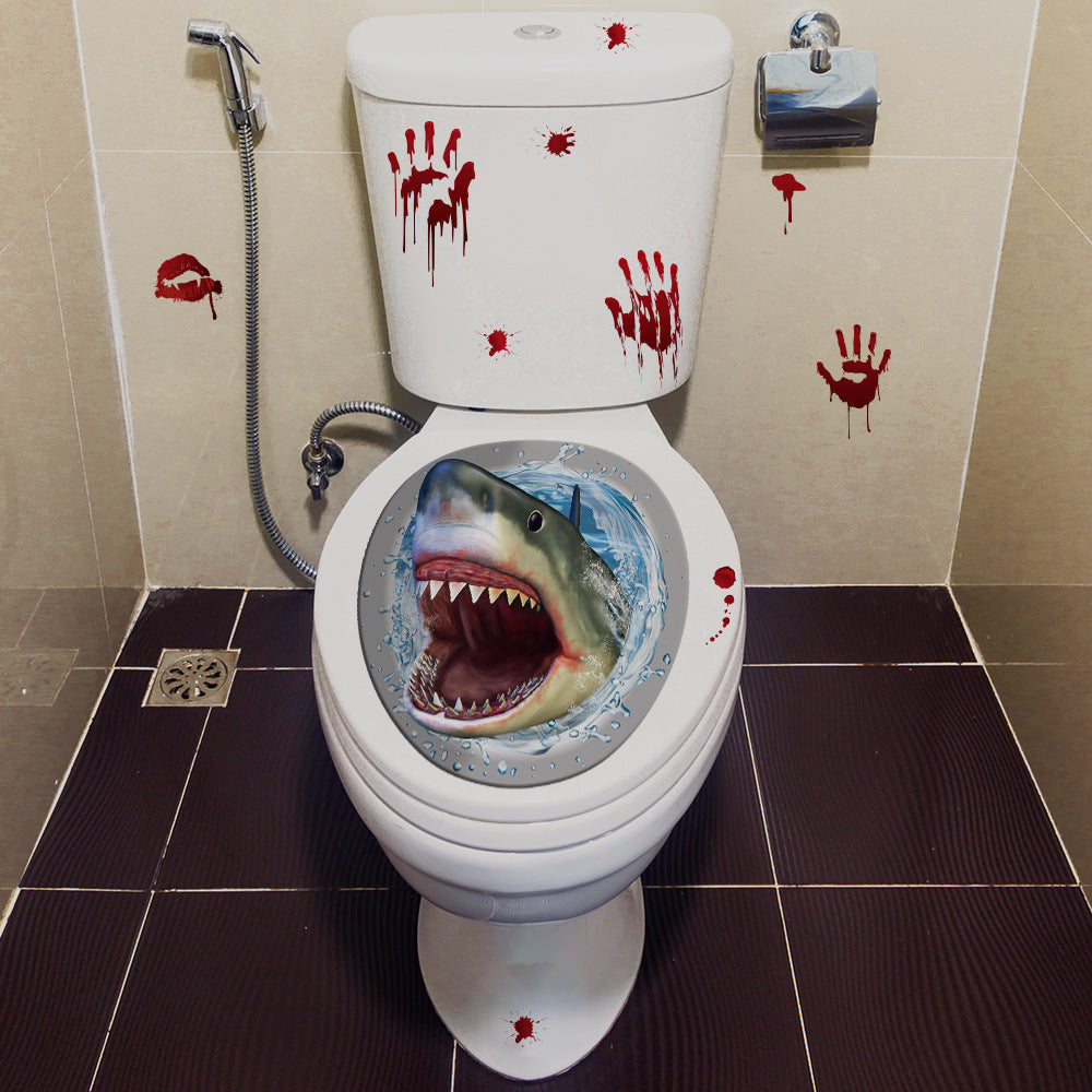 Horror Toilet Sticker