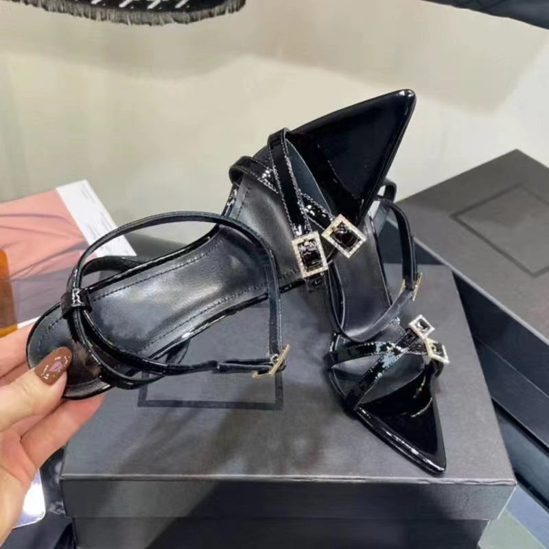 Thin Belt Classy High Heels