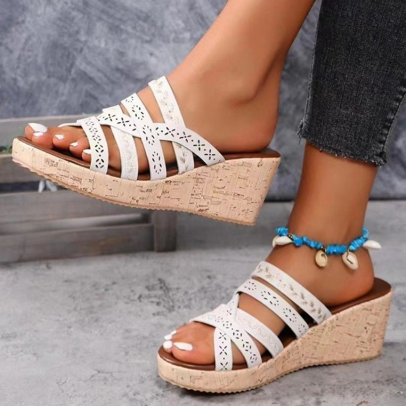 Thick Bottom Wedge Sandals