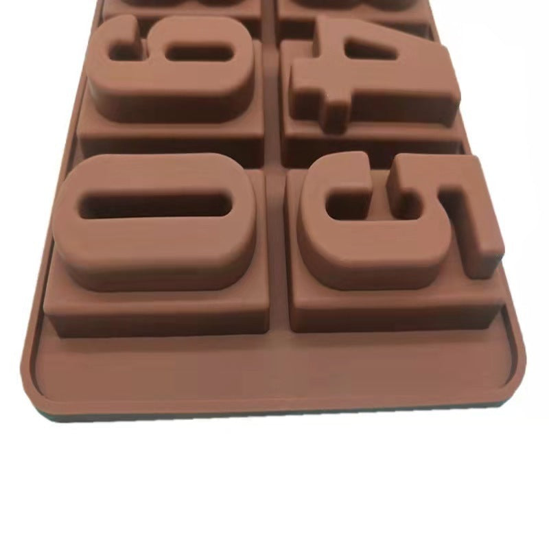 Numeral Chocolate Mold