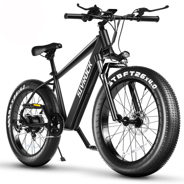 Professional Electric Bike For Adults, 26 X 4.0 Inches Fat Tire Electric Mountain Bicycle