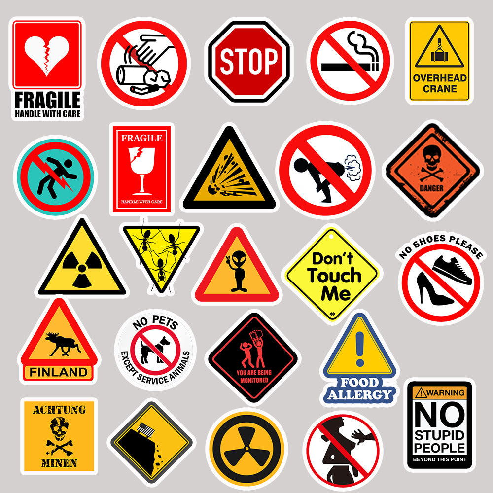 Assorted Sign Stickers