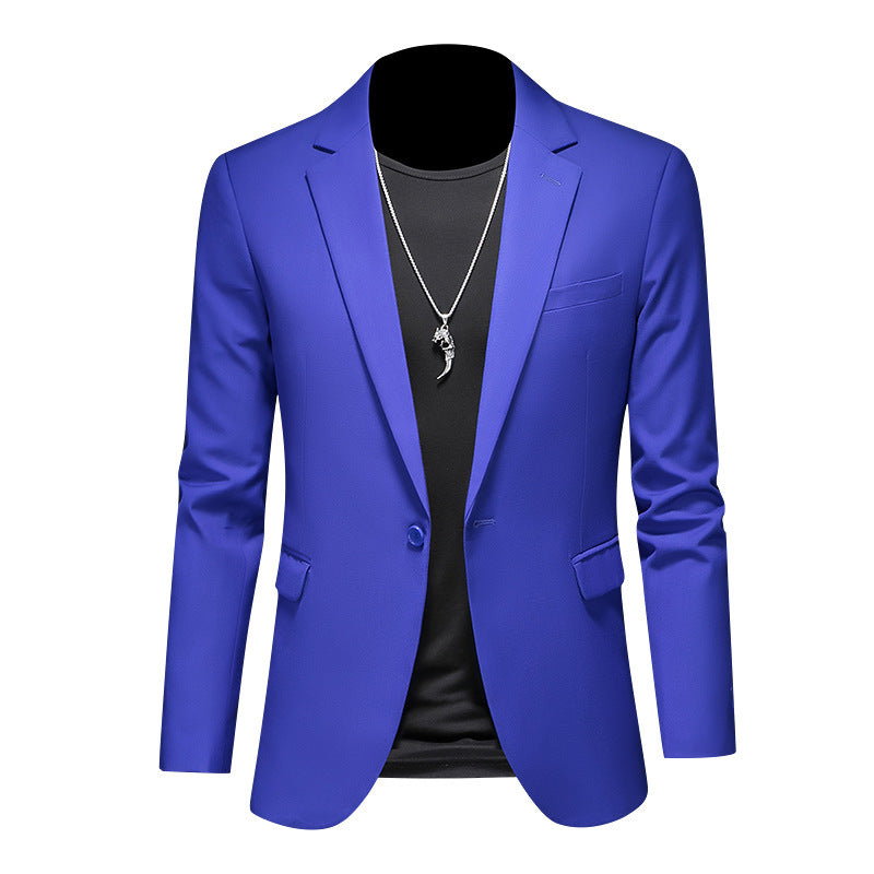 Casual Plus Size Slim-fit Suit Jacket