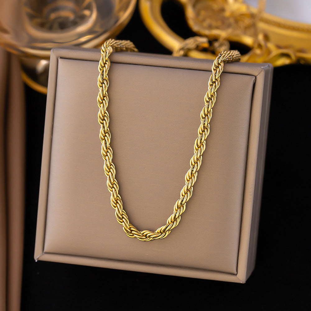 Gold Thick Necklace