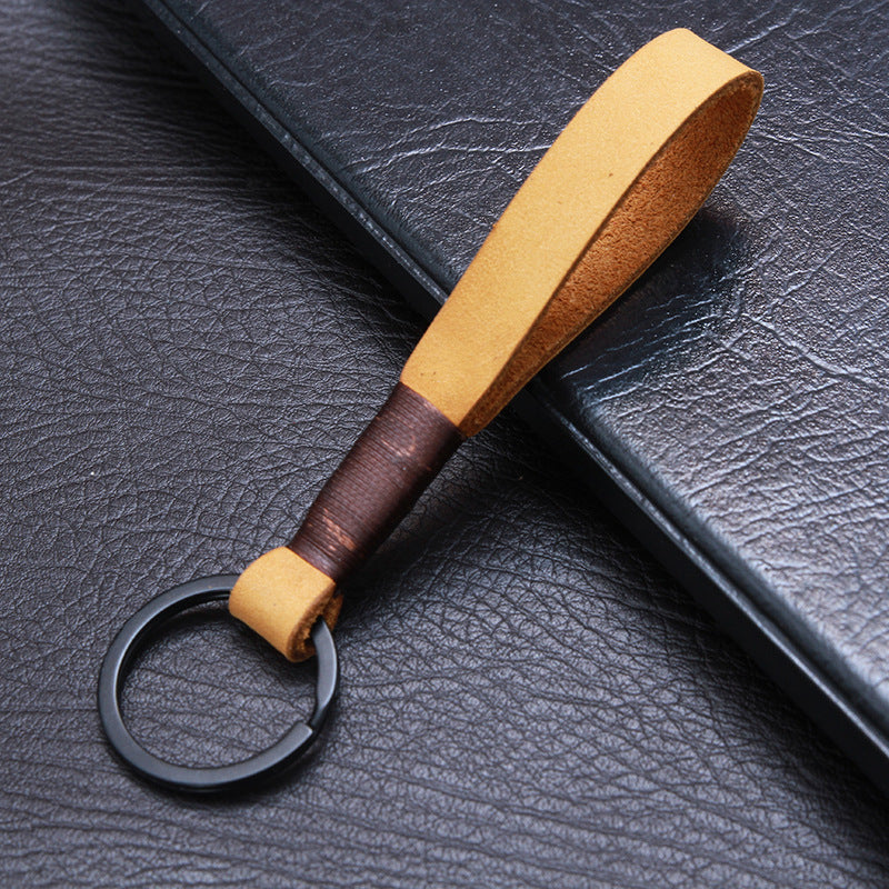 Cowhide Keychain