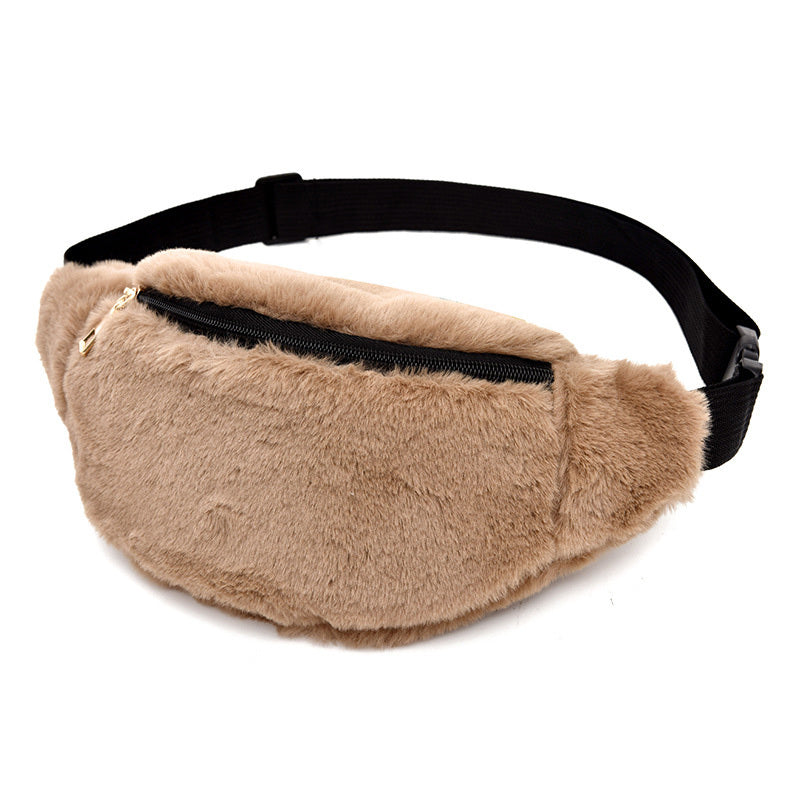 Artificial Fur Waist Bag