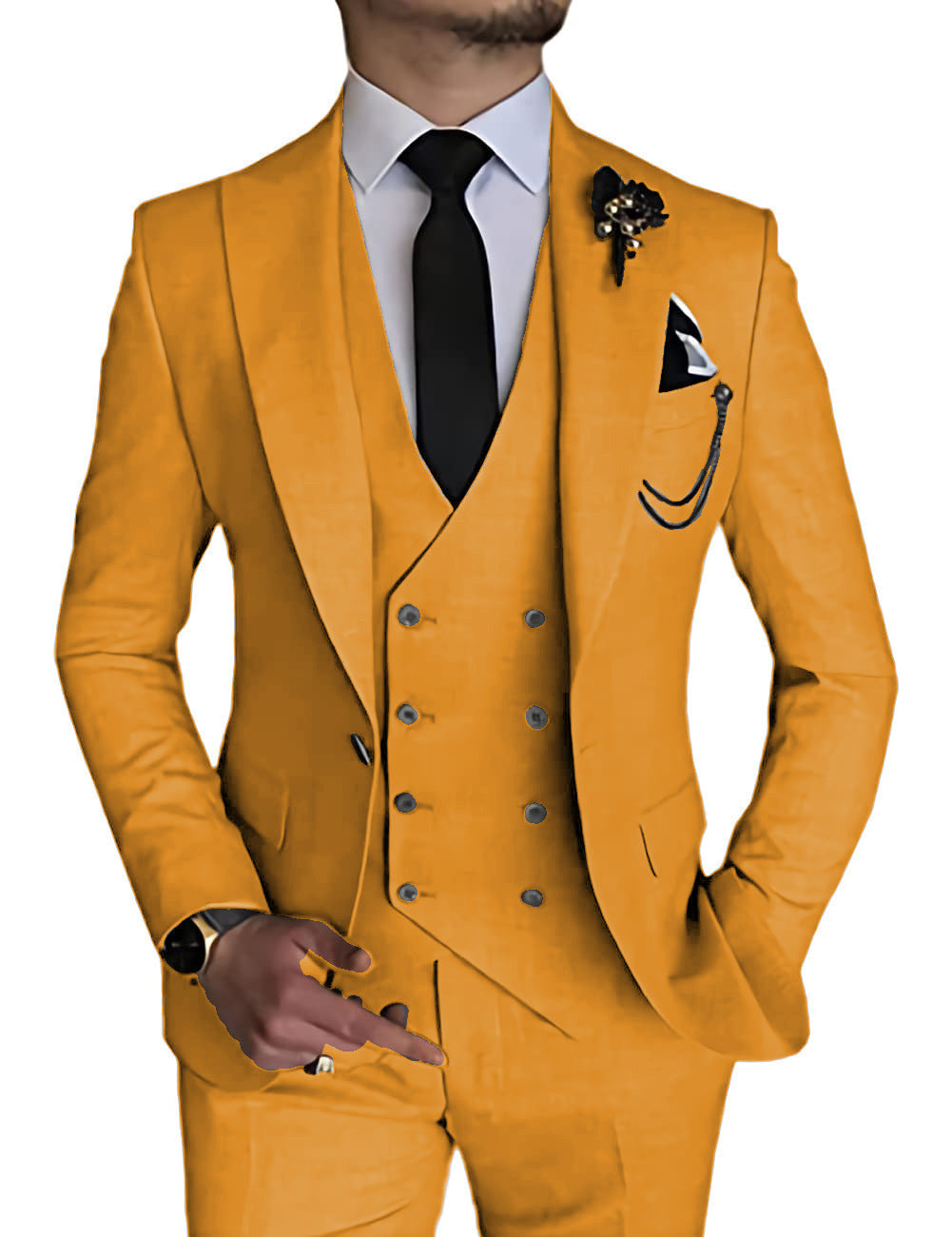 Business Casual Three-piece Suit