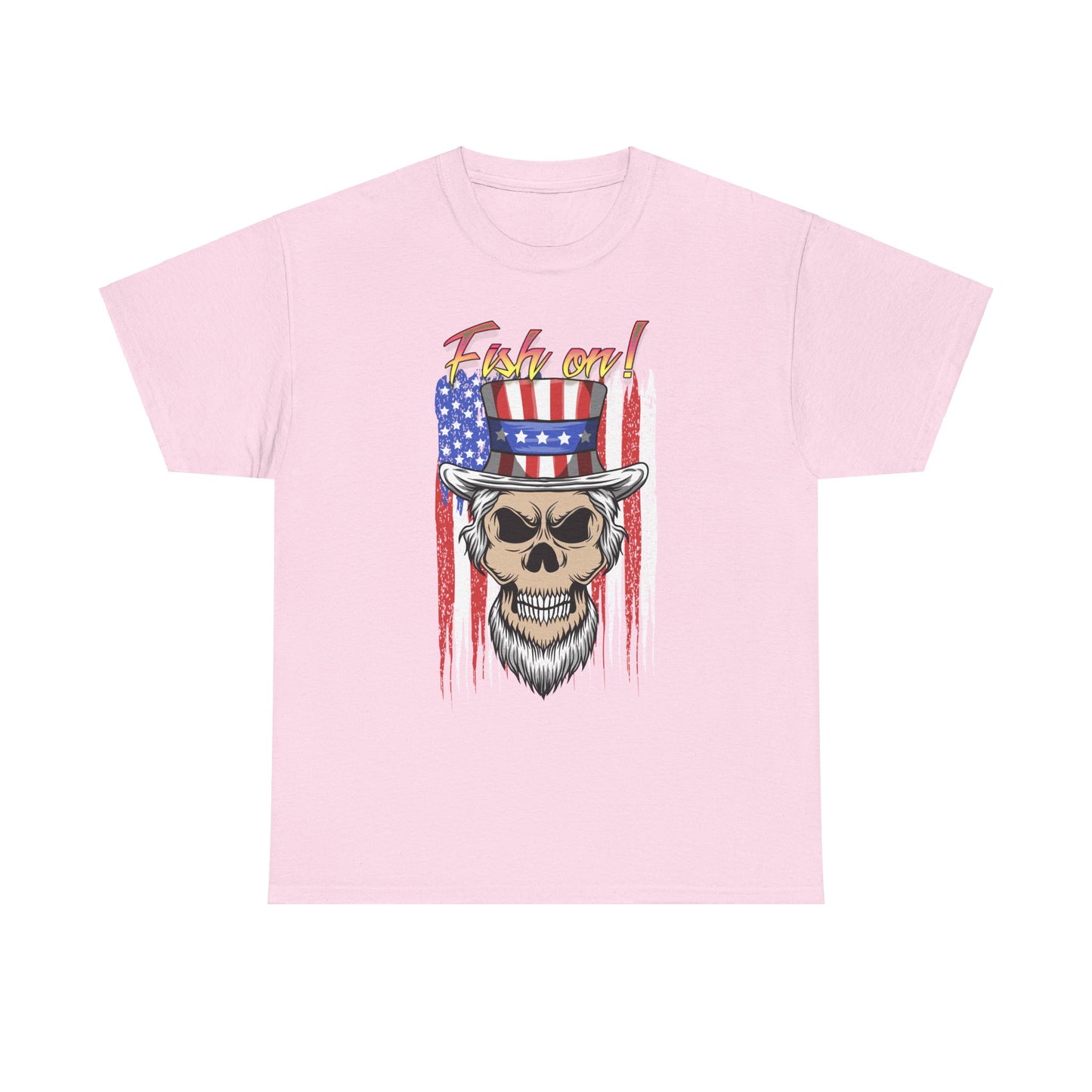 All American Fish on. Heavy Cotton T-Shirt