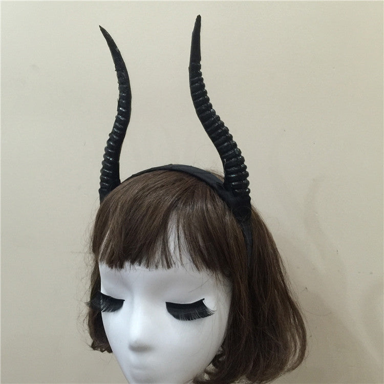 Antelope Horn Gothic Dark Devil Horn Headband