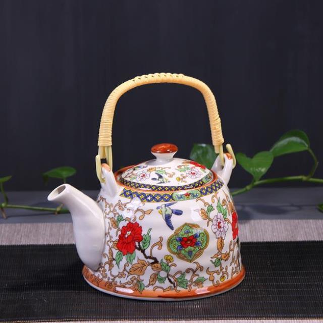 Old-Fashioned Ceramic Tea Pot