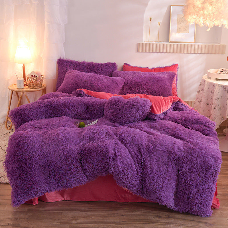 Luxury Thick Fleece Bed Set