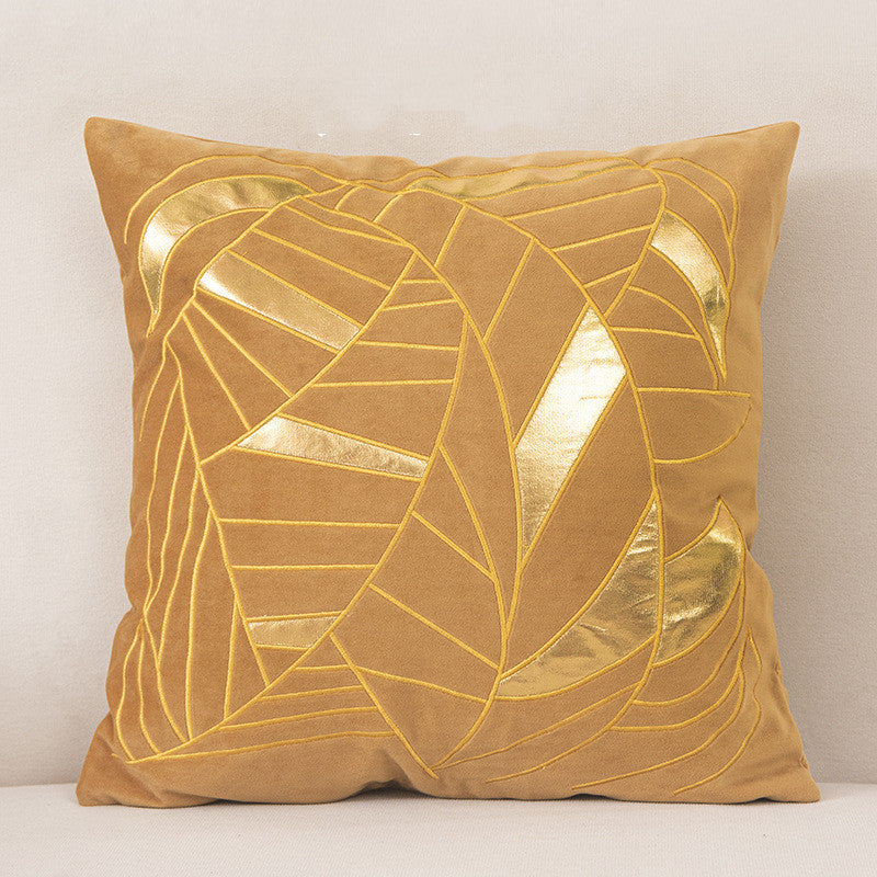 Dutch velvet gilded pillow case