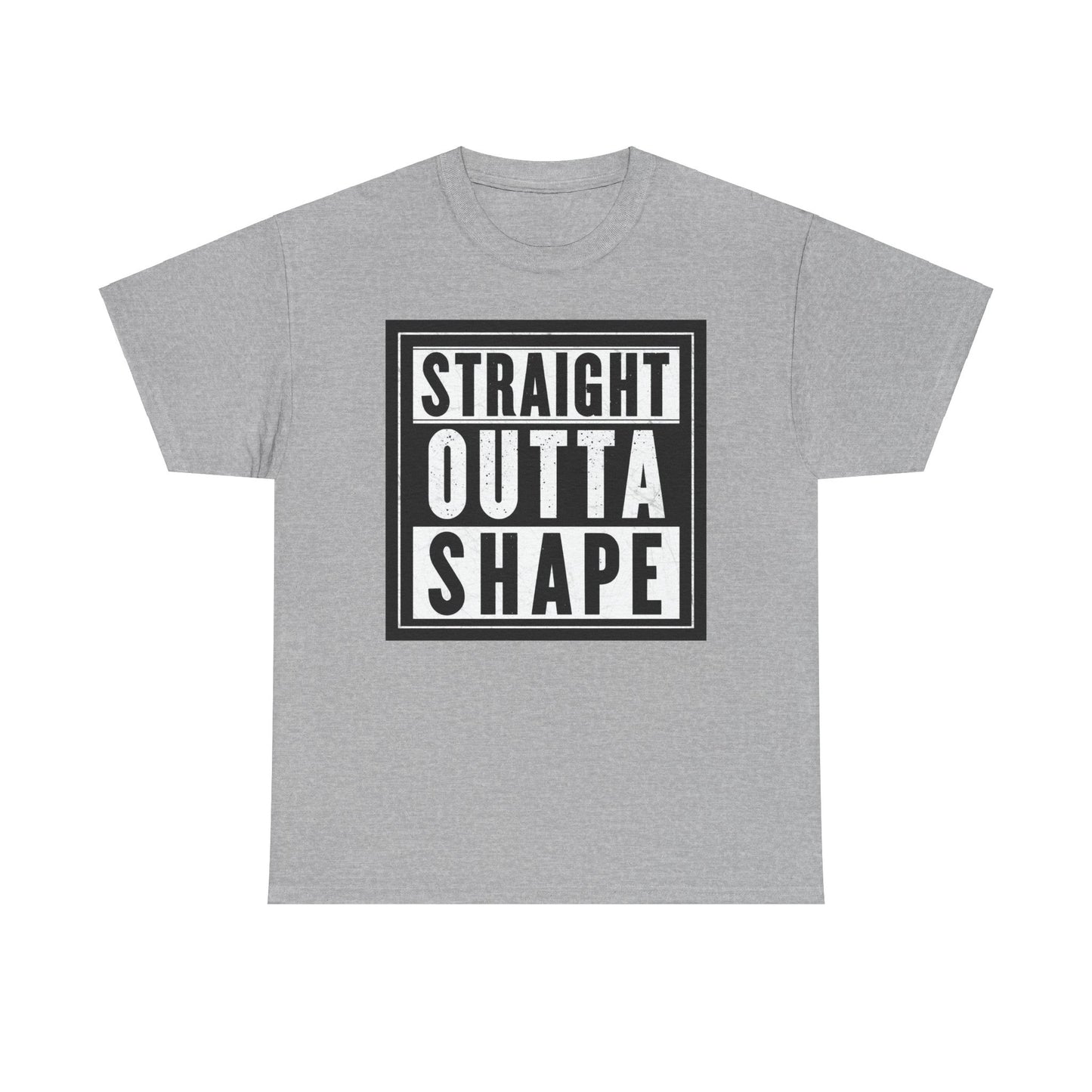 Straight Outta Shape. Heavy Cotton T-Shirt