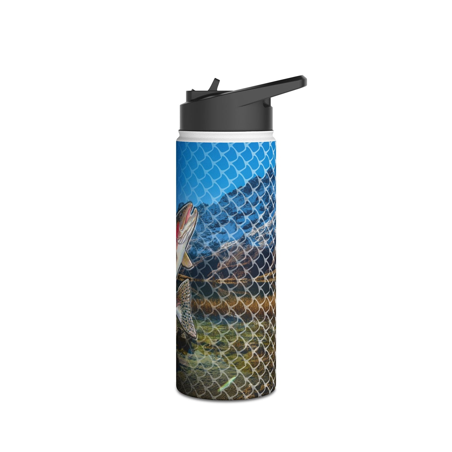 Rainbow Trout. Stainless Steel Water Bottle