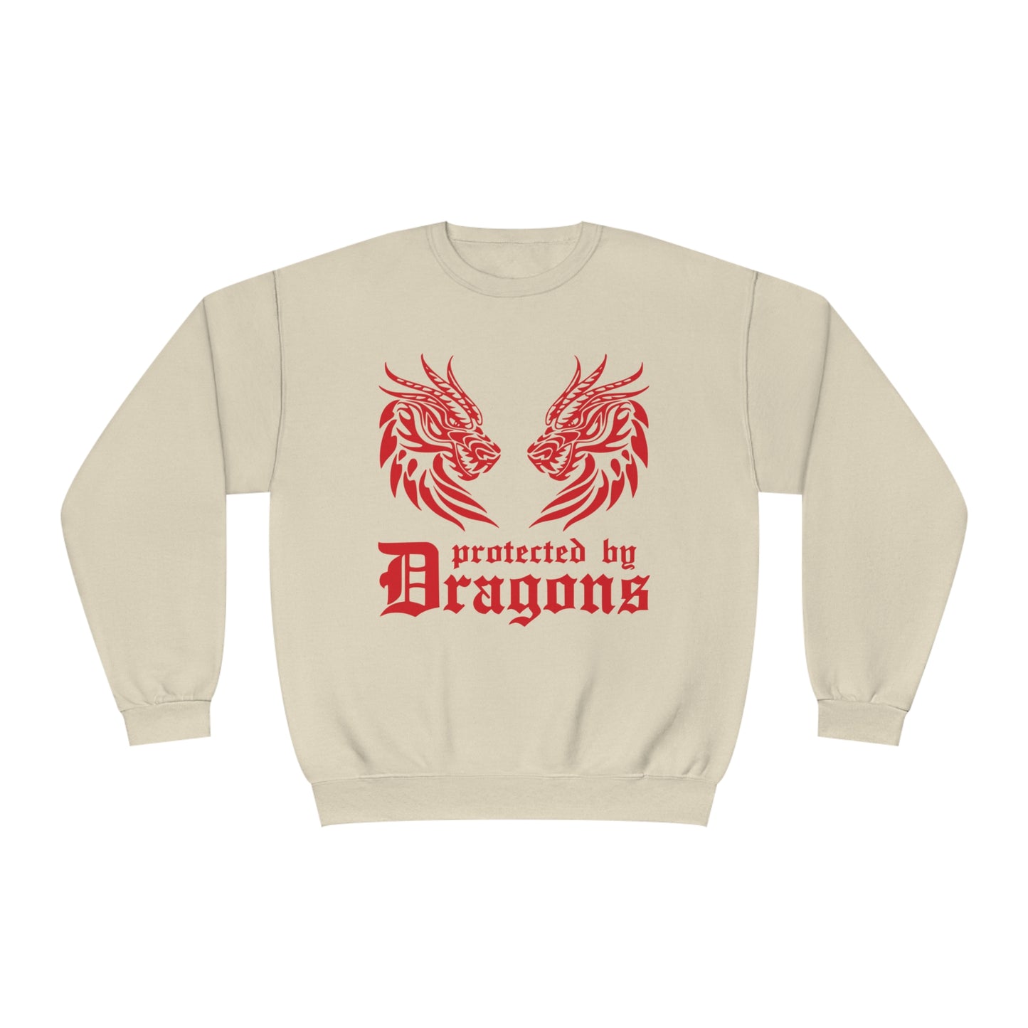 Protected by Dragons, Unisex NuBlend® Crewneck Sweatshirt