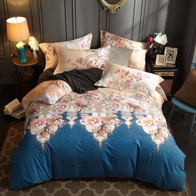 Four-piece cotton bed set