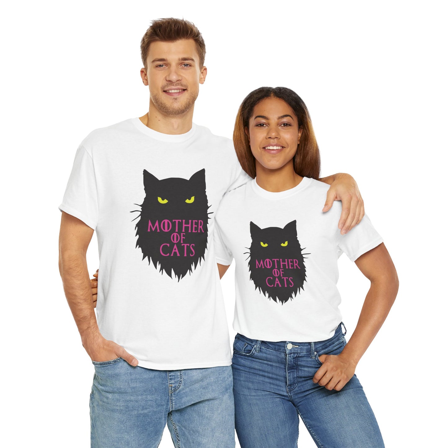 Mother of Cats. Heavy Cotton T-Shirt