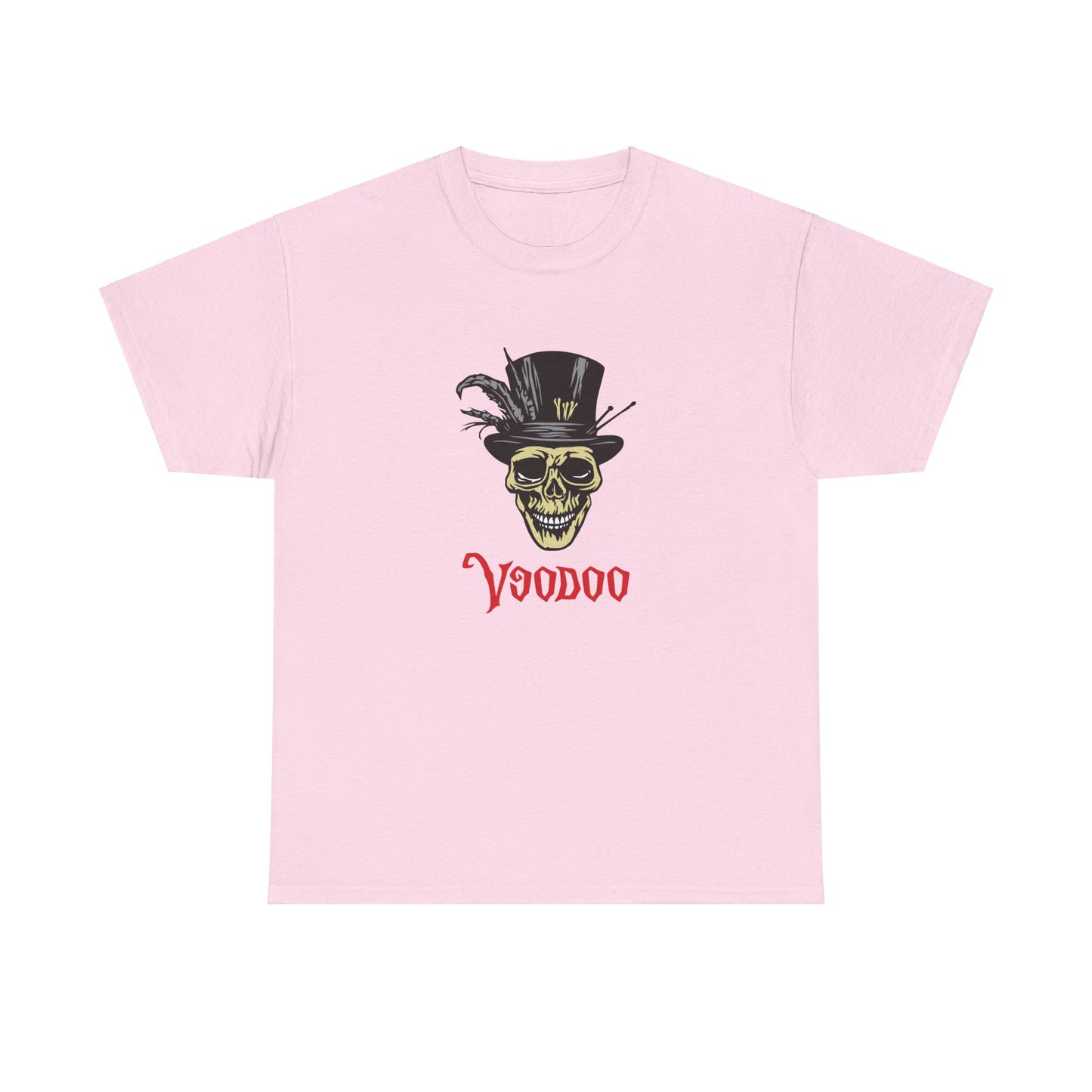 VooDoo Skull, Heavy Cotton T-Shirt