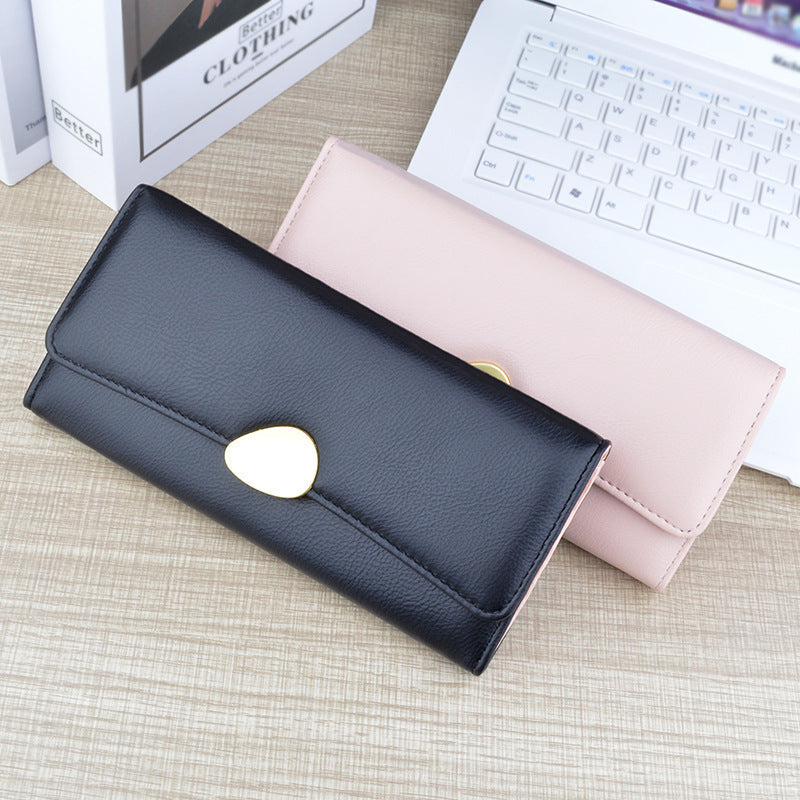 Soft Leather Multi-card-slot Card Handbag