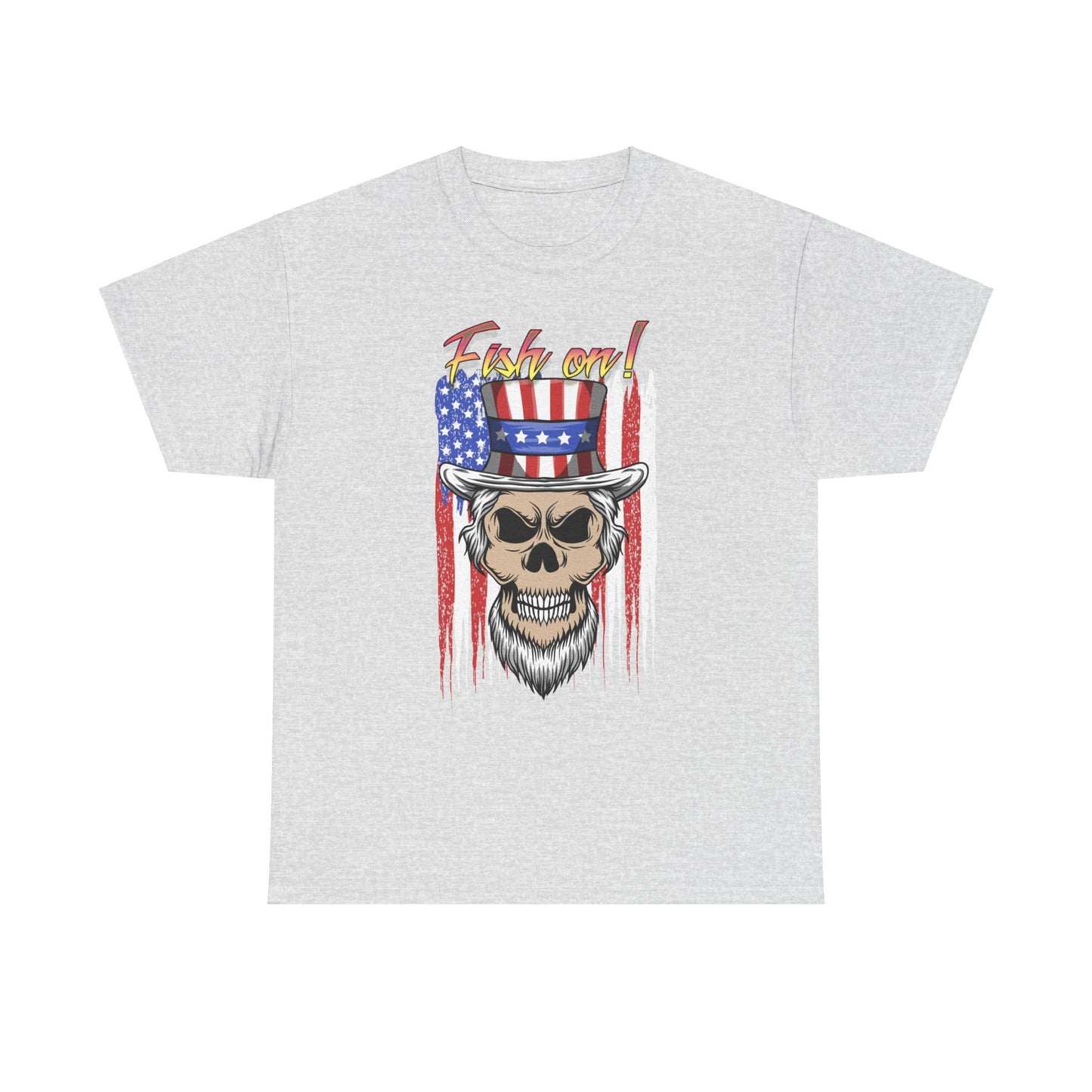 All American Fish on. Heavy Cotton T-Shirt