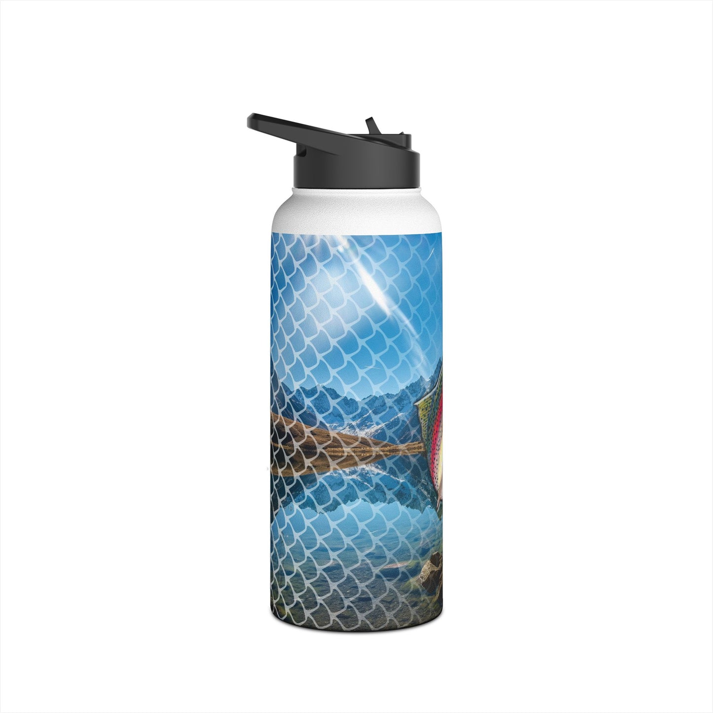 Rainbow Trout. Stainless Steel Water Bottle