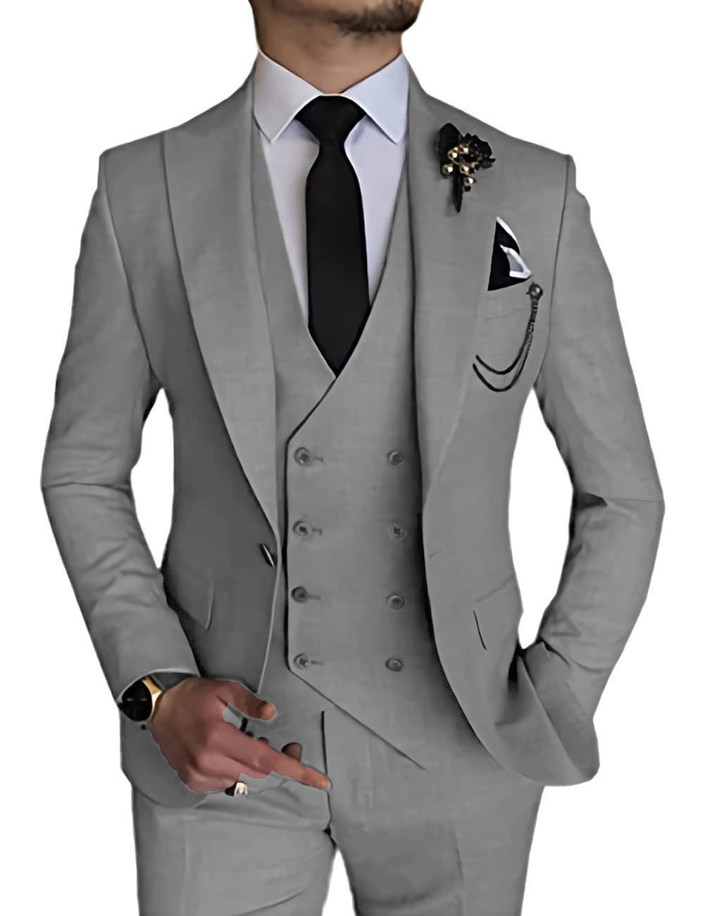 Business Casual Three-piece Suit