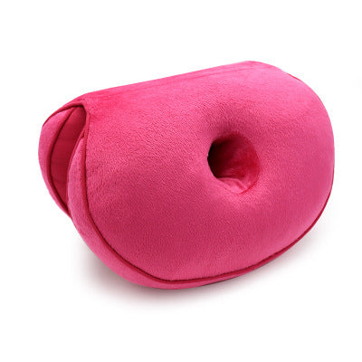 Multifunctional plush hip cushion