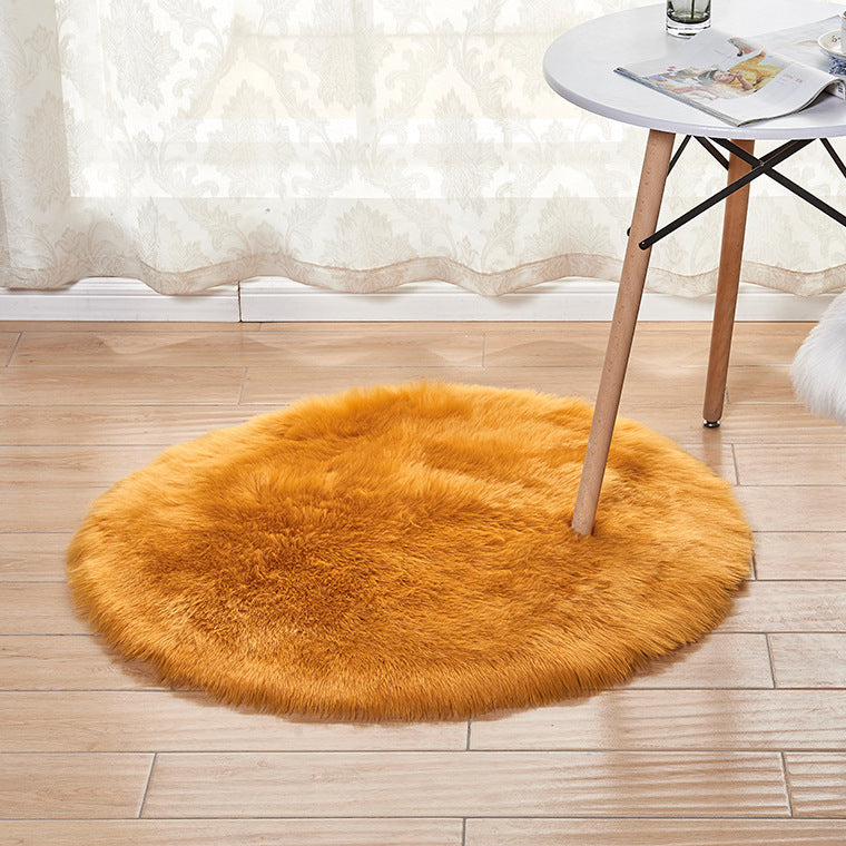 Plush Round Rug