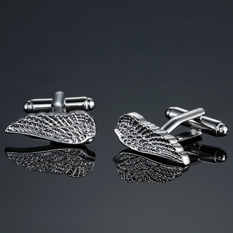 Rose Gold And Silver Pattern Cufflinks